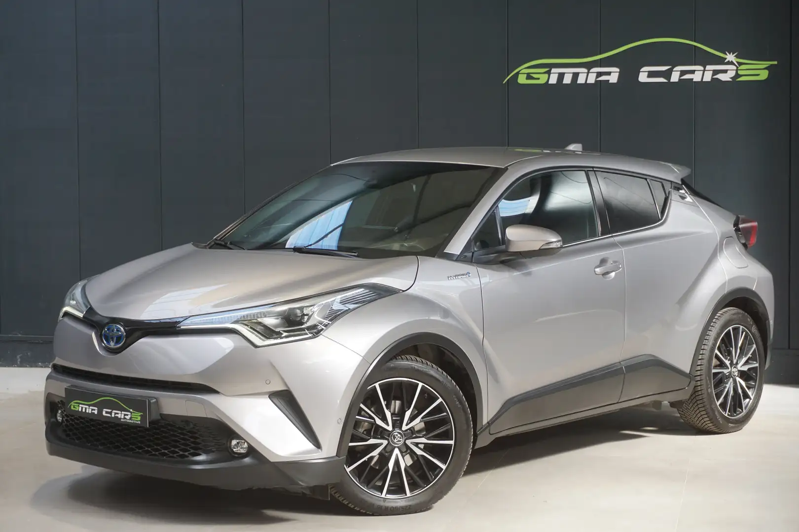 Toyota C-HR 1.8i VVT-i Hybrid Automaat-Nav-H.Leder-Garantie Zilver - 1