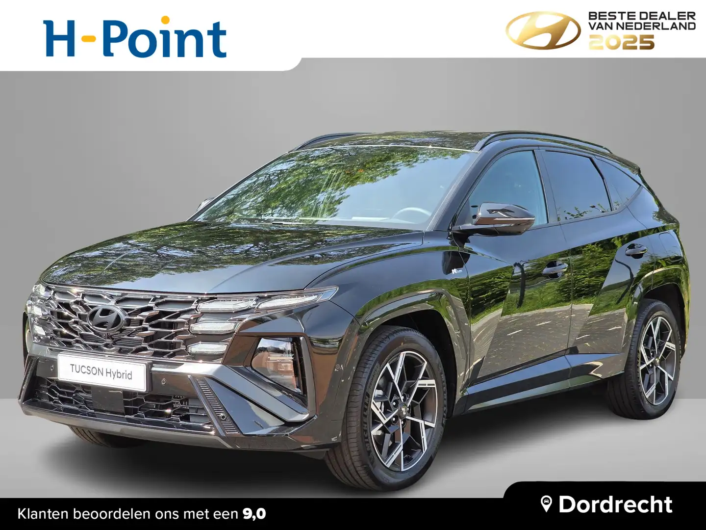 Hyundai TUCSON 1.6 T-GDI HEV N Line | €6800 KORTING | 360 CAMERA Zwart - 1