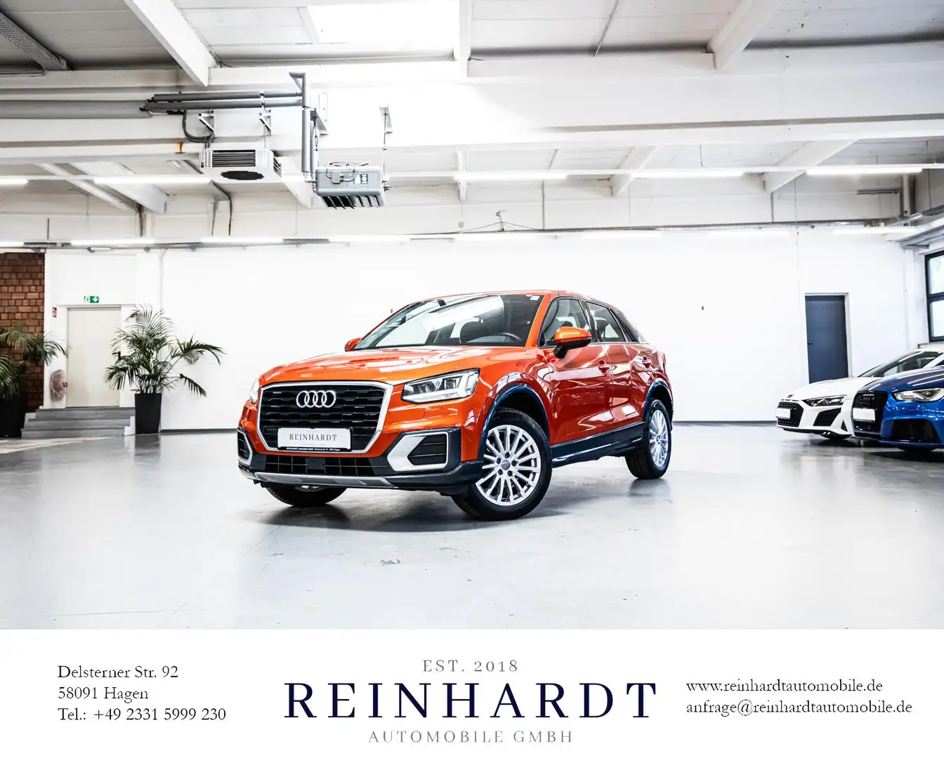 Audi Q2 30TFSi DESIGN LED/17Z./NAV+/CARPLAY/TEMPOMAT Orange - 1