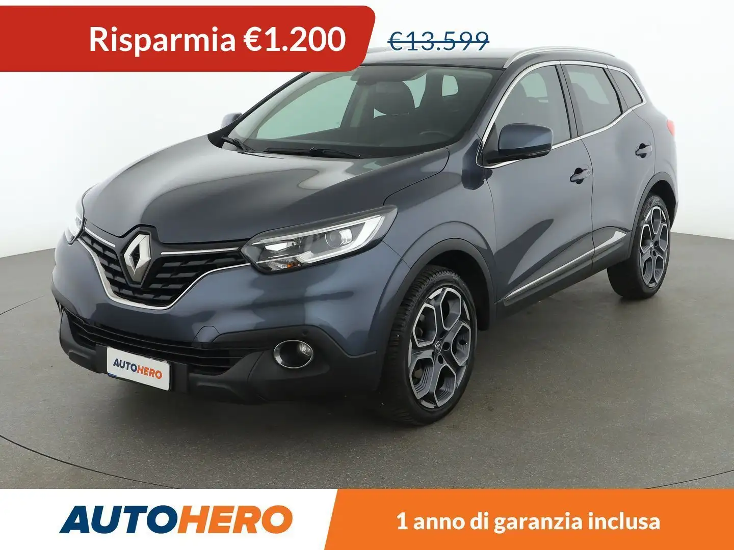 Renault Kadjar 1.5 dCi Energy Hypnotic 110 CV Grigio - 1