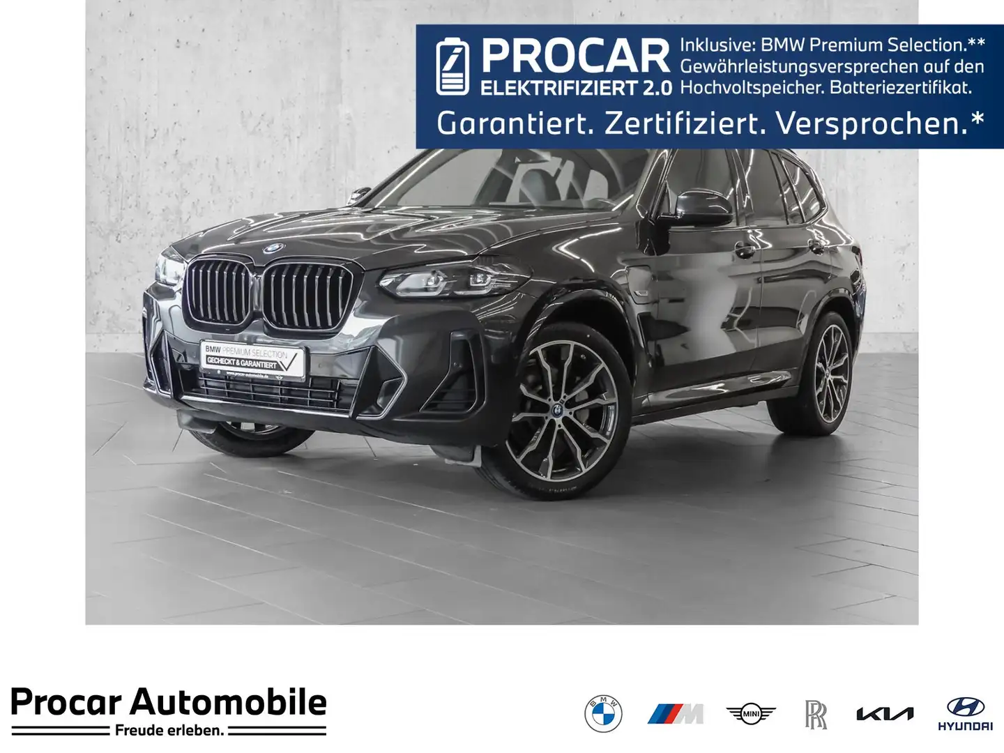 BMW X3 xDrive30e M-Sport Aut Nav LED Drive+Park 20" Grau - 1