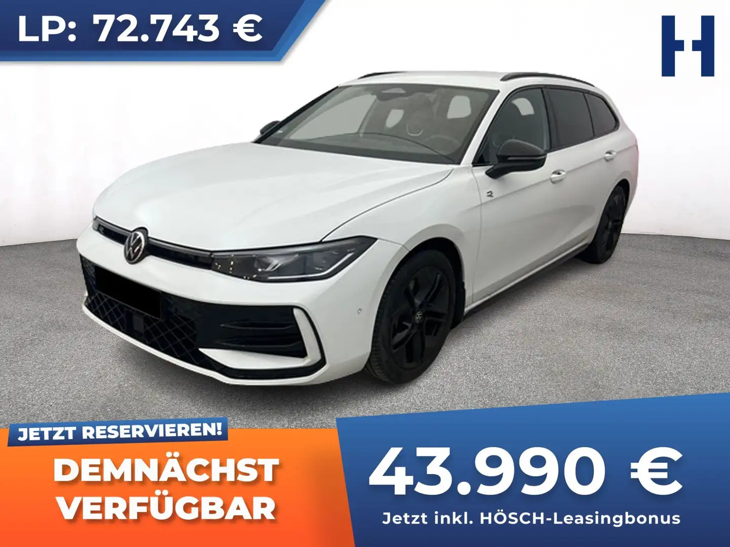 Volkswagen Passat Variant TDI 4M R-Line BLACK STHZG AHK MATRIX TOP-ANGEBOT Weiß - 1