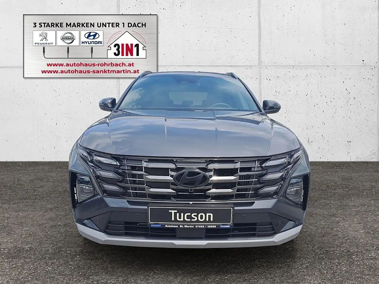 Hyundai TUCSON Tucson 1,6 T-GDI PHEV 4WD 20th Anniversary Aut. Grau - 2