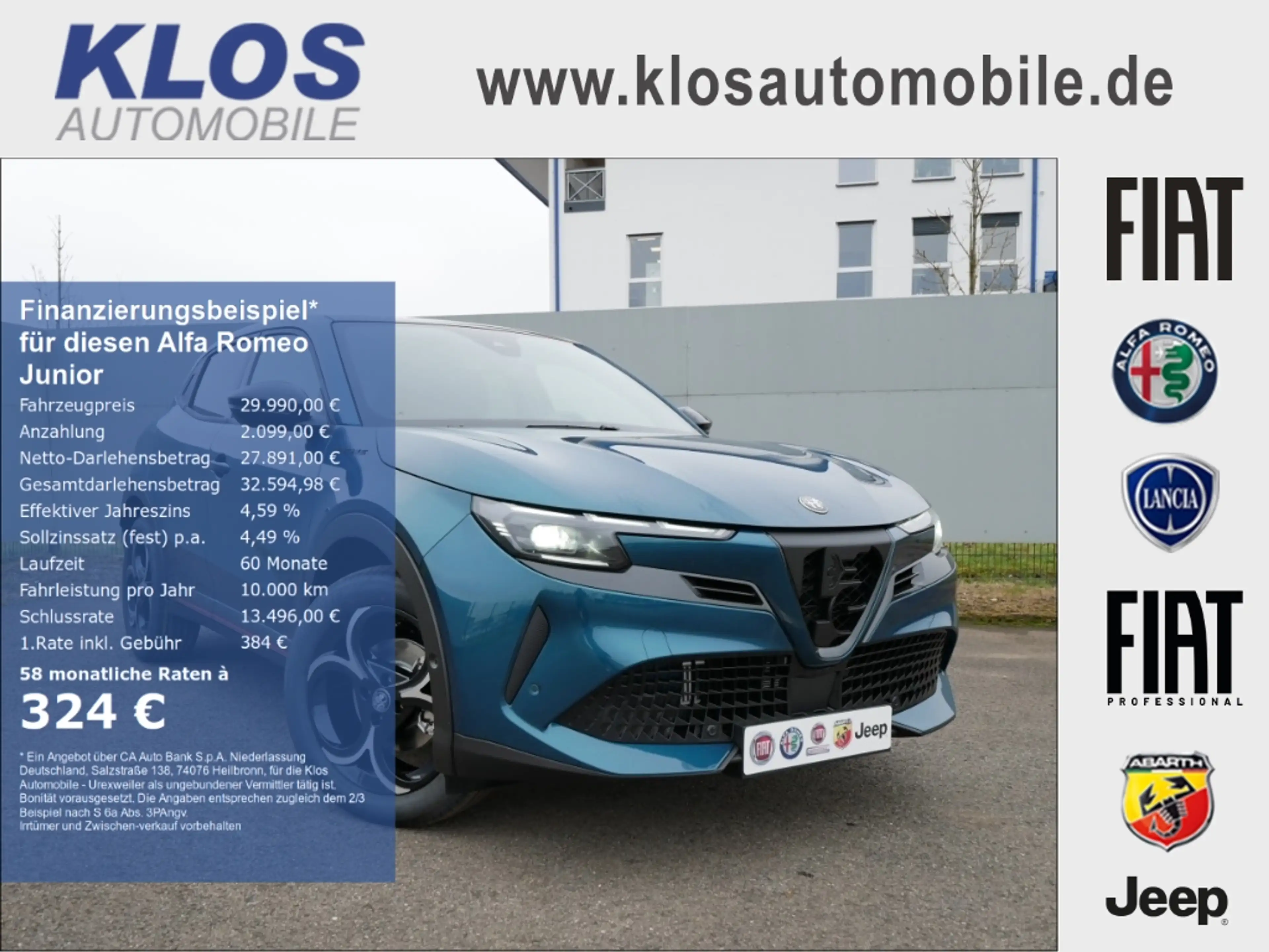 Alfa Romeo Junior IBRIDA SPECIALE 1.2 VGT 145PS DCT6 SCHIEBEDACH TEC