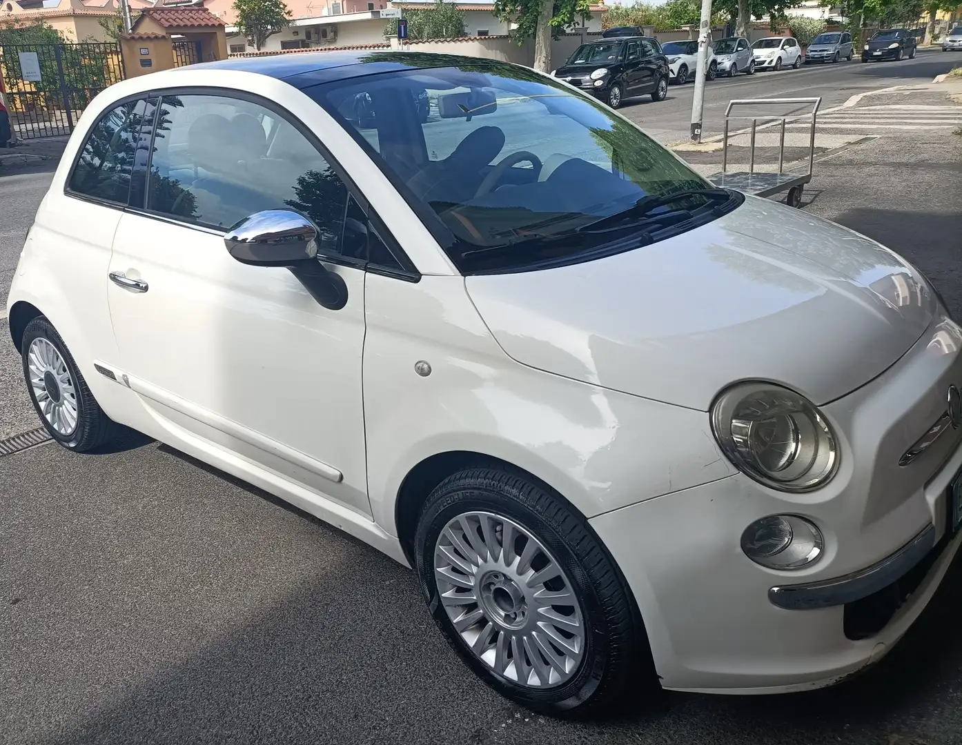Fiat 500 1.2 lounge 69cv Bianco - 2