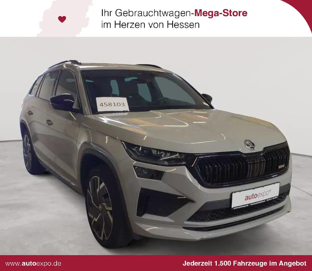 Skoda Kodiaq Kodiaq 2.0 TSI 4x4 DSG RS PANO NAV Gris - 1