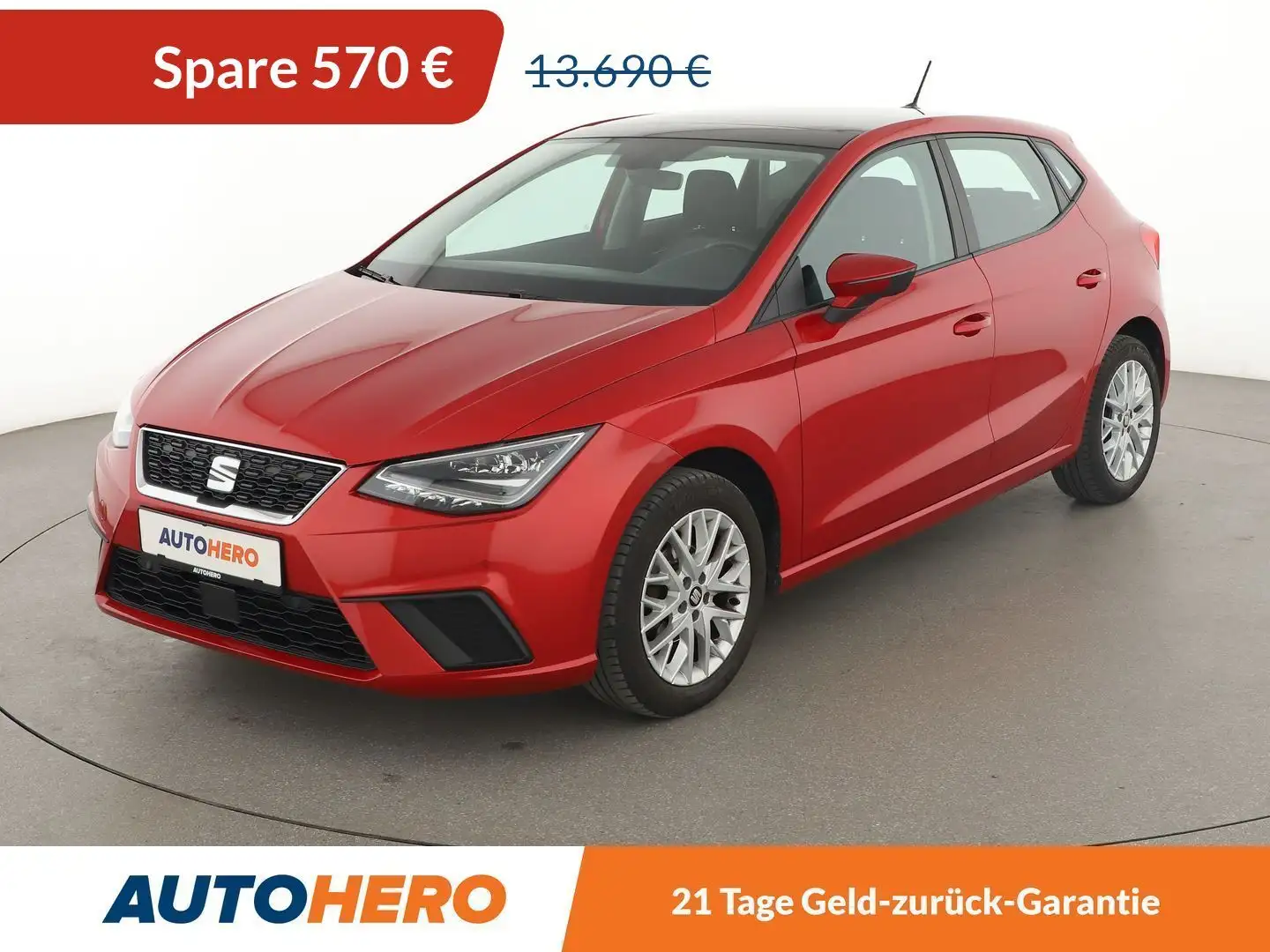 SEAT Ibiza 1.0 TSI Style*NAVI*LED*PDC*SHZ*PANO*KLIMA* Rosso - 1