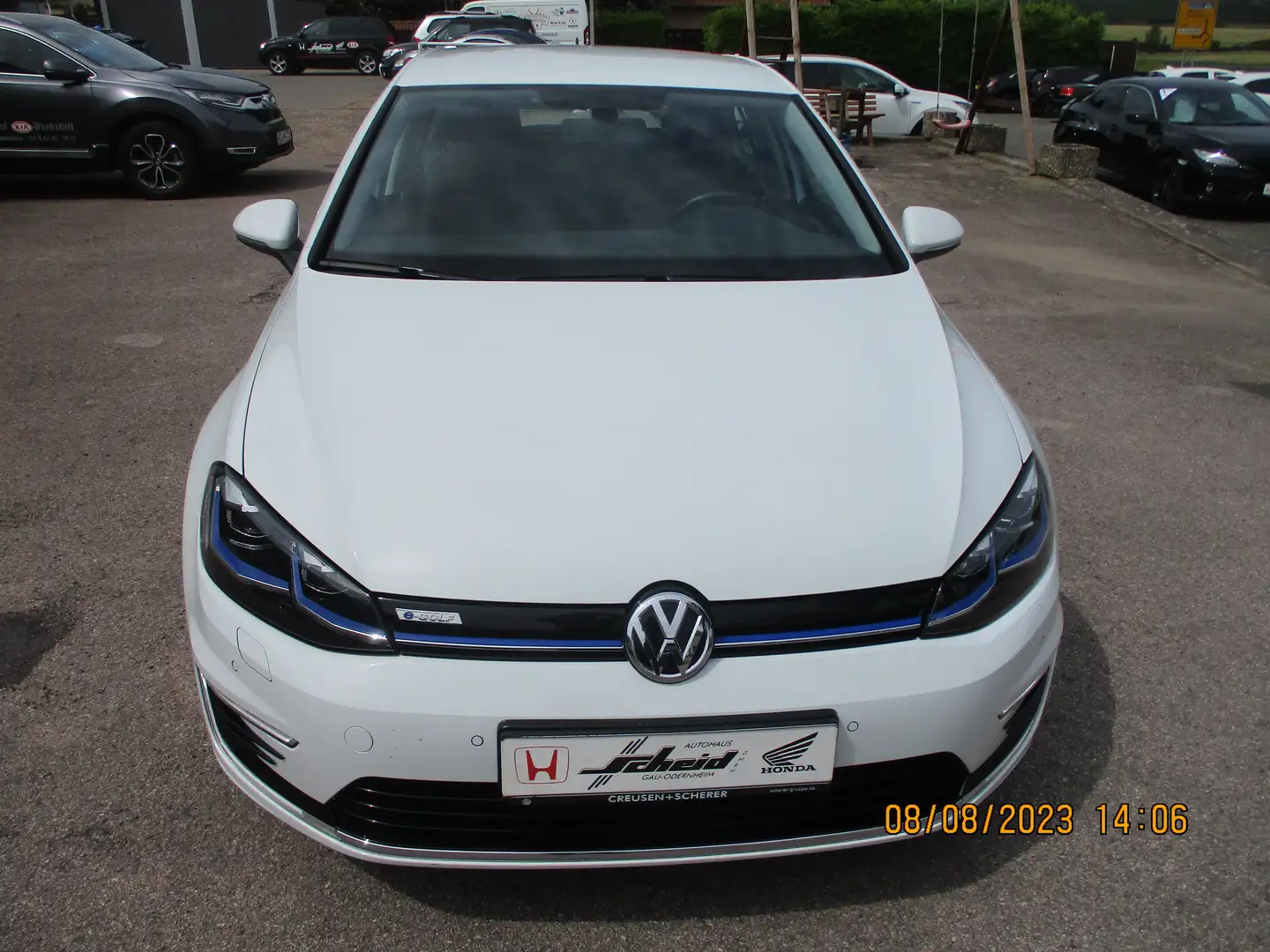 Volkswagen e-Golf Golf e Blanc - 2