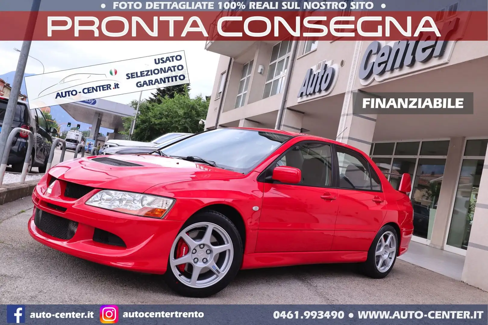 Mitsubishi Lancer Evo 8 GSR 2.0 ORIGINALE Evolution VIII Rojo - 1
