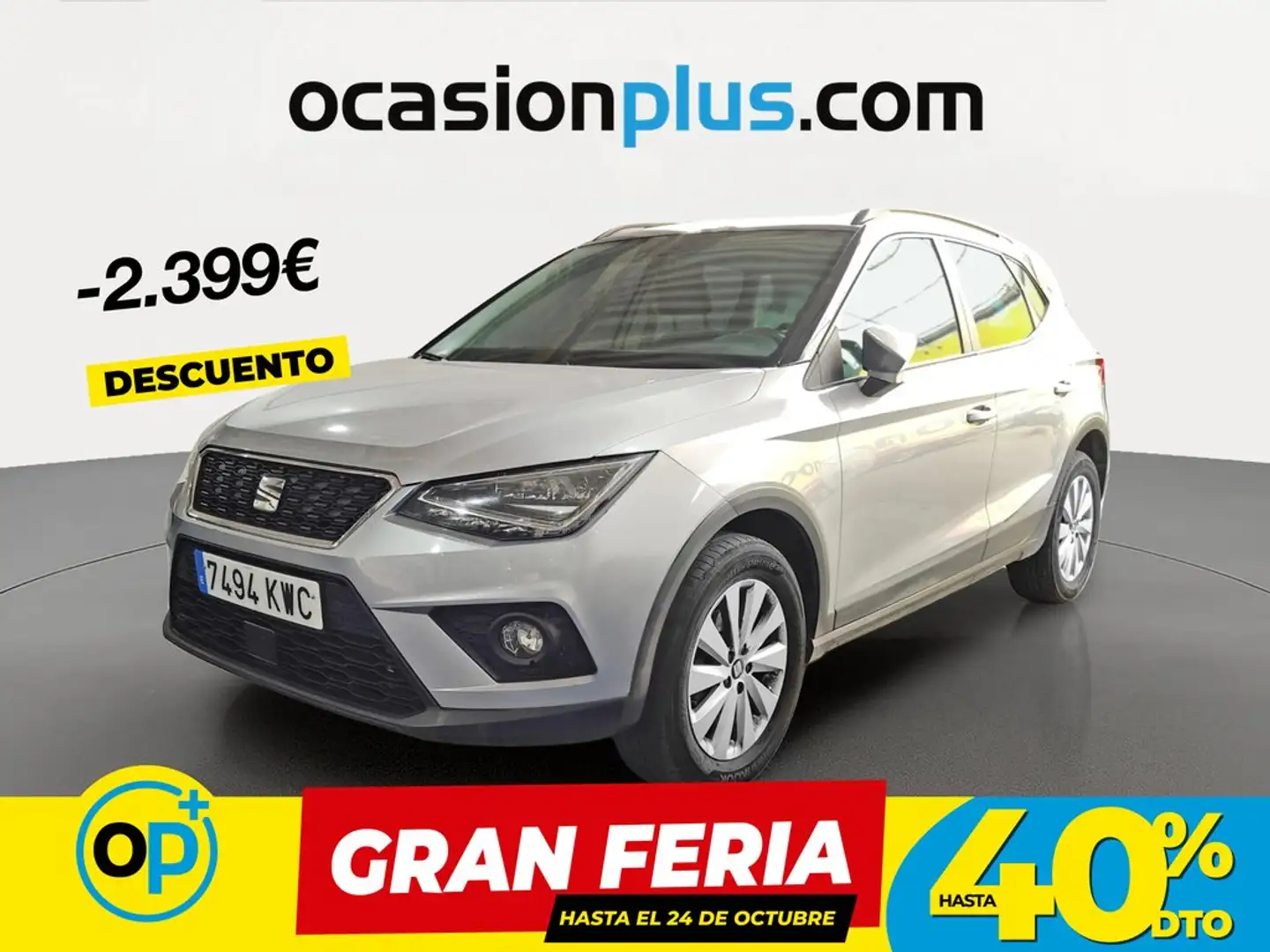 SEAT Arona 1.6TDI CR S&S Style 95 Gris - 1