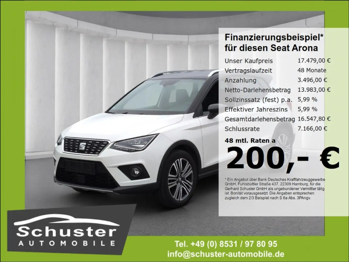 SEAT Arona Xcellence TSI*DSG LED ACC Beats Alcantara Weiß - 1