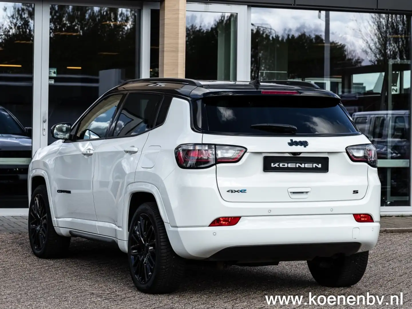 Jeep Compass 4XE S-Edition 240PK / Plug in HybridAlpine Wit met Wit - 2