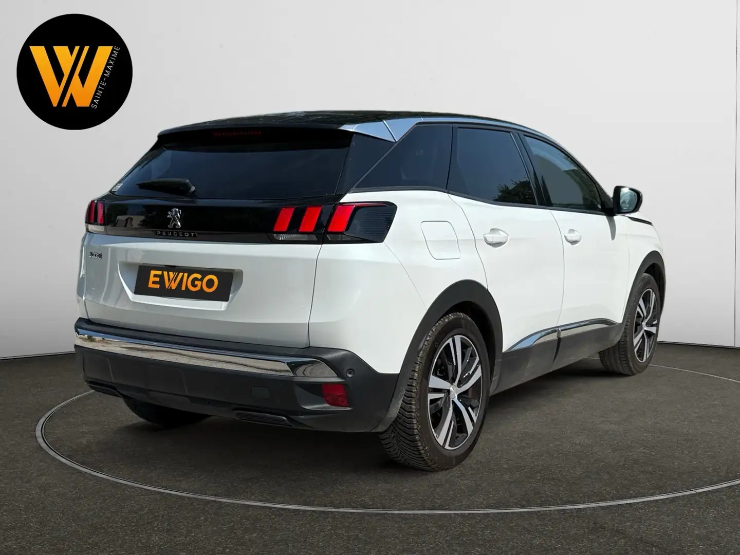 Peugeot 3008 GENERATION-II 1.2 PURETECH 130 ALLURE-COURROIE FAI Blanc - 2