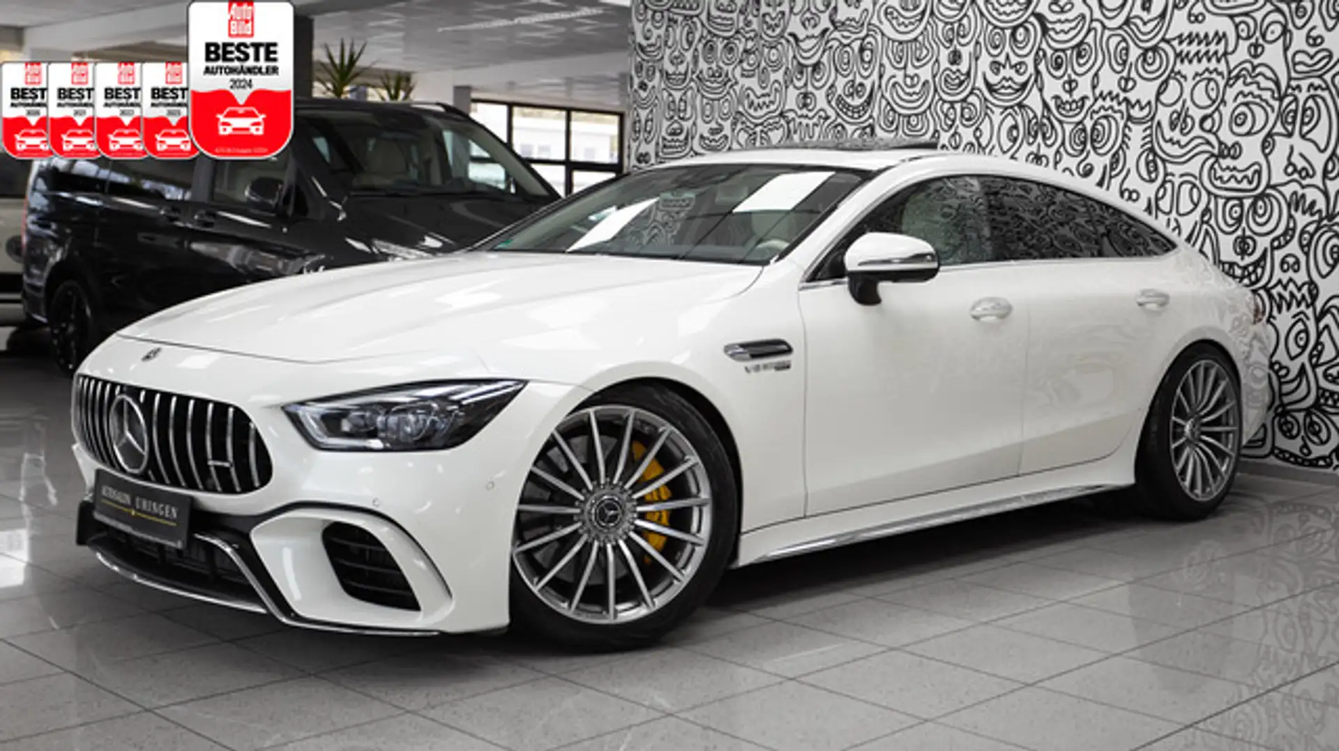Mercedes-Benz AMG GT 63 S 4-M+*PERFORMANCE*DYNAMIC+*ALLRADLENK Weiß - 1