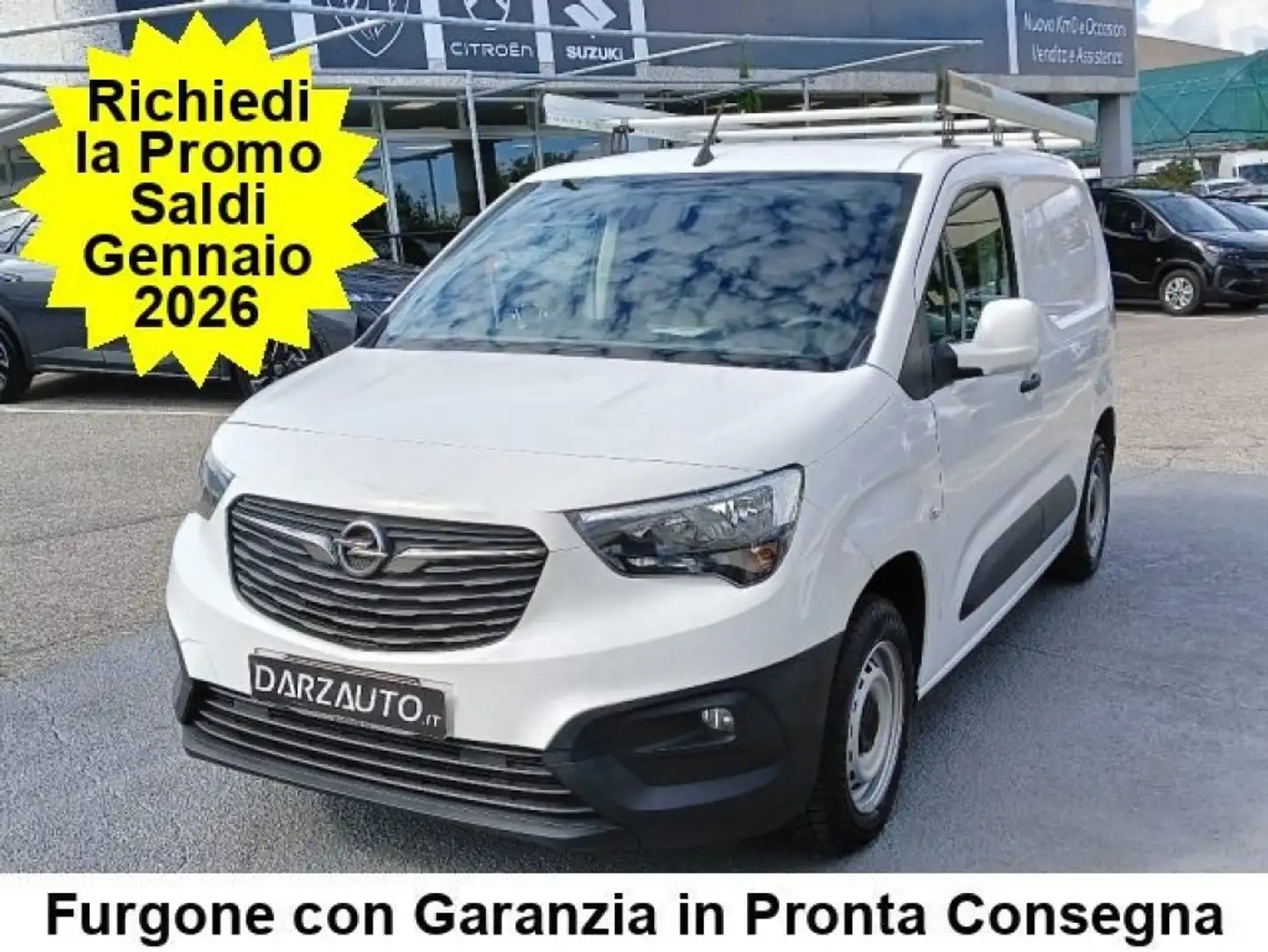 Fiat Doblo Opel Combo Cargo Allestito 1.5 Diesel 100CV PC Blanc - 1