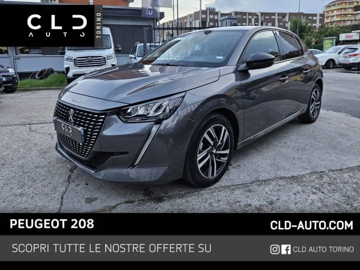 Peugeot 208 PureTech 100 Stop&Start 5 porte Active Pack Grigio - 1