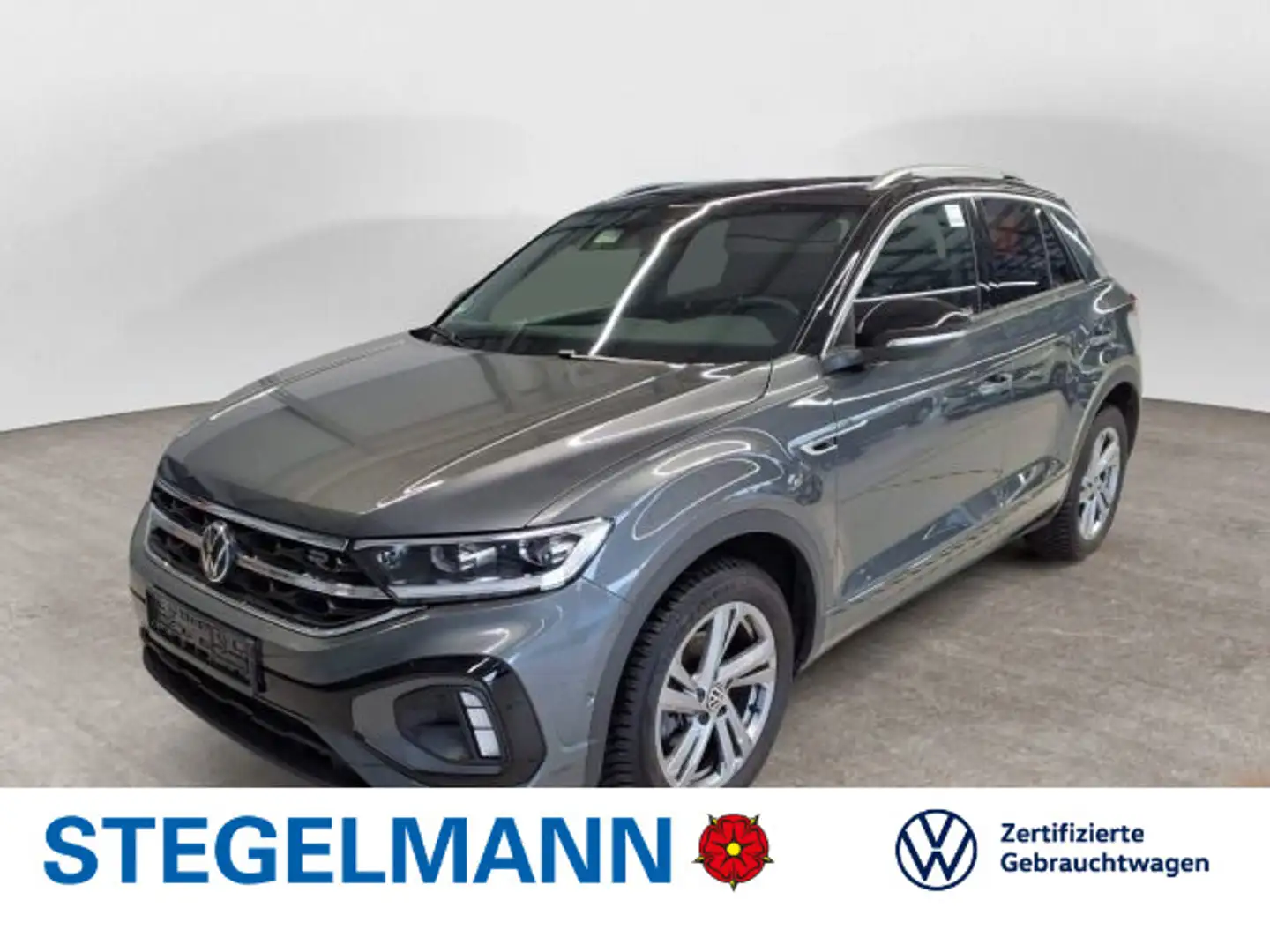 Volkswagen T-Roc 1.5 TSI DSG R-Line *AHK*LED*Navi*Kamera* Grau - 1