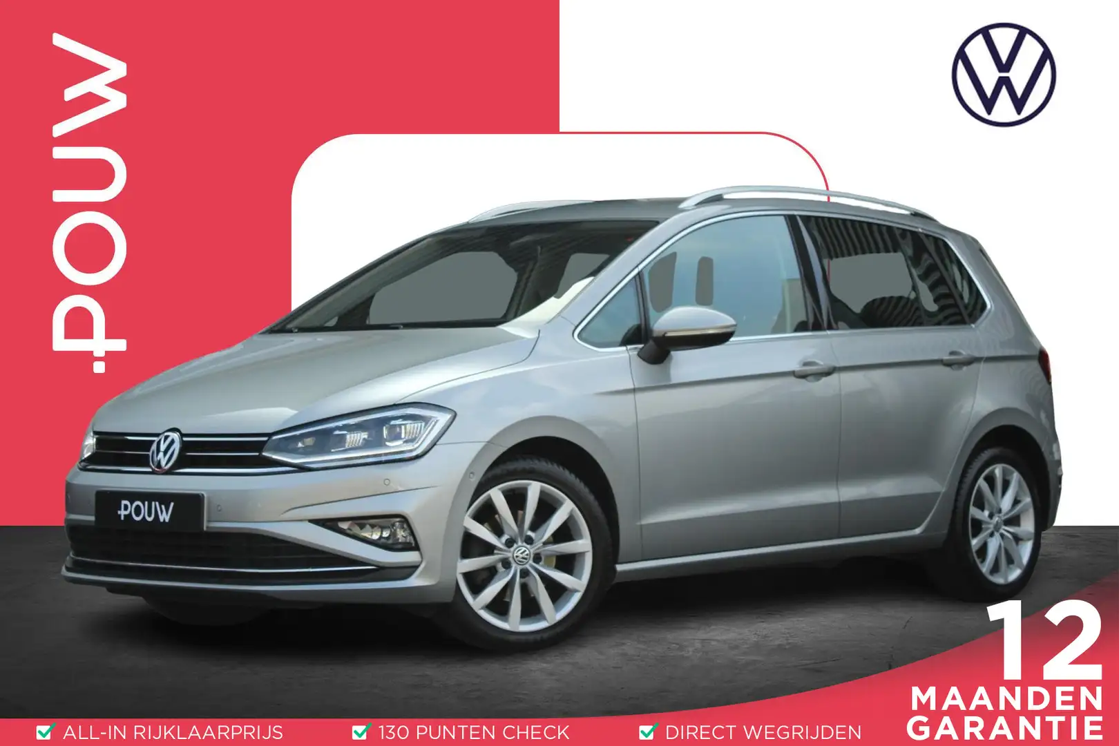 Volkswagen Golf Sportsvan 1.5 TSI 130pk DSG ACT Highline | LED Koplampen | N Gris - 1