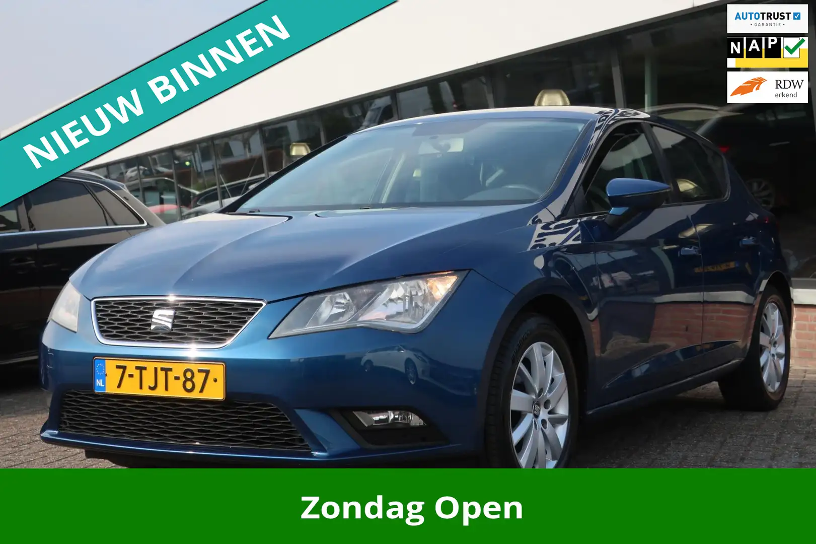 SEAT Leon 1.2 TSI Business NL-AUTO_NAP. Blauw - 1