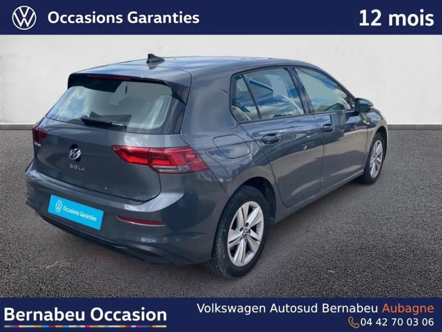Volkswagen Golf 1.0 TSI OPF 110ch  Life 1st Gris - 2