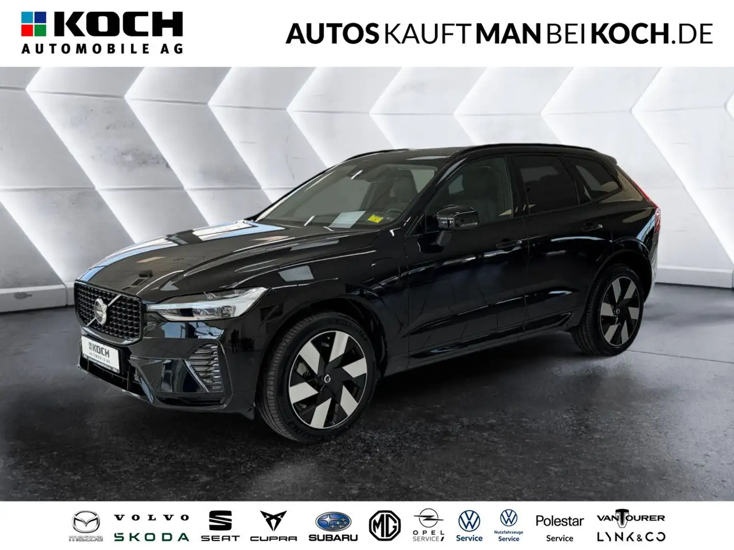Volvo XC60 T8 Plug-In AWD Ultimate BLIS ACC H/K PANO Schwarz - 1