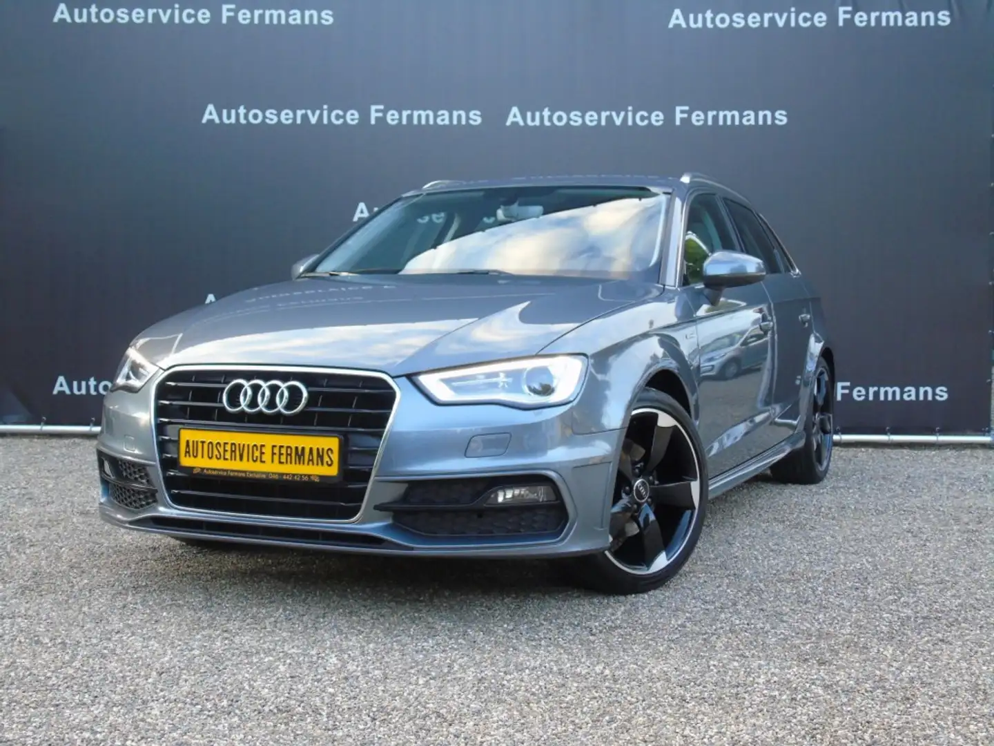 Audi A3 Sportback 1.4TFSI S-line - 2016 - 76DKM - Leder - Grau - 2