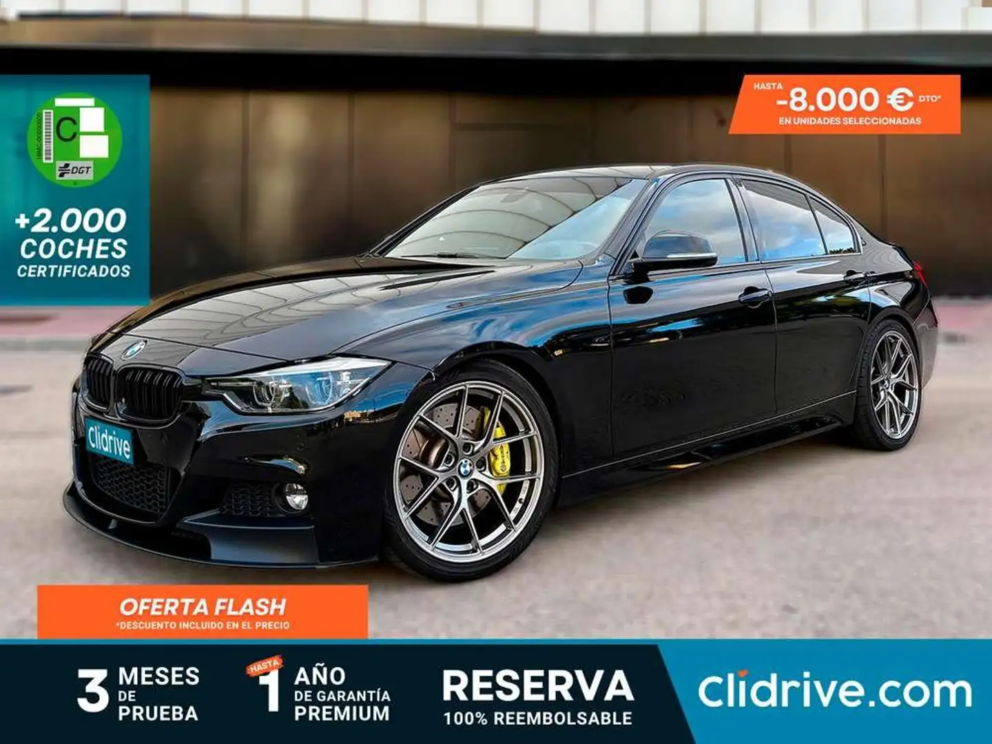 BMW 320 320i Aut. Negro - 1