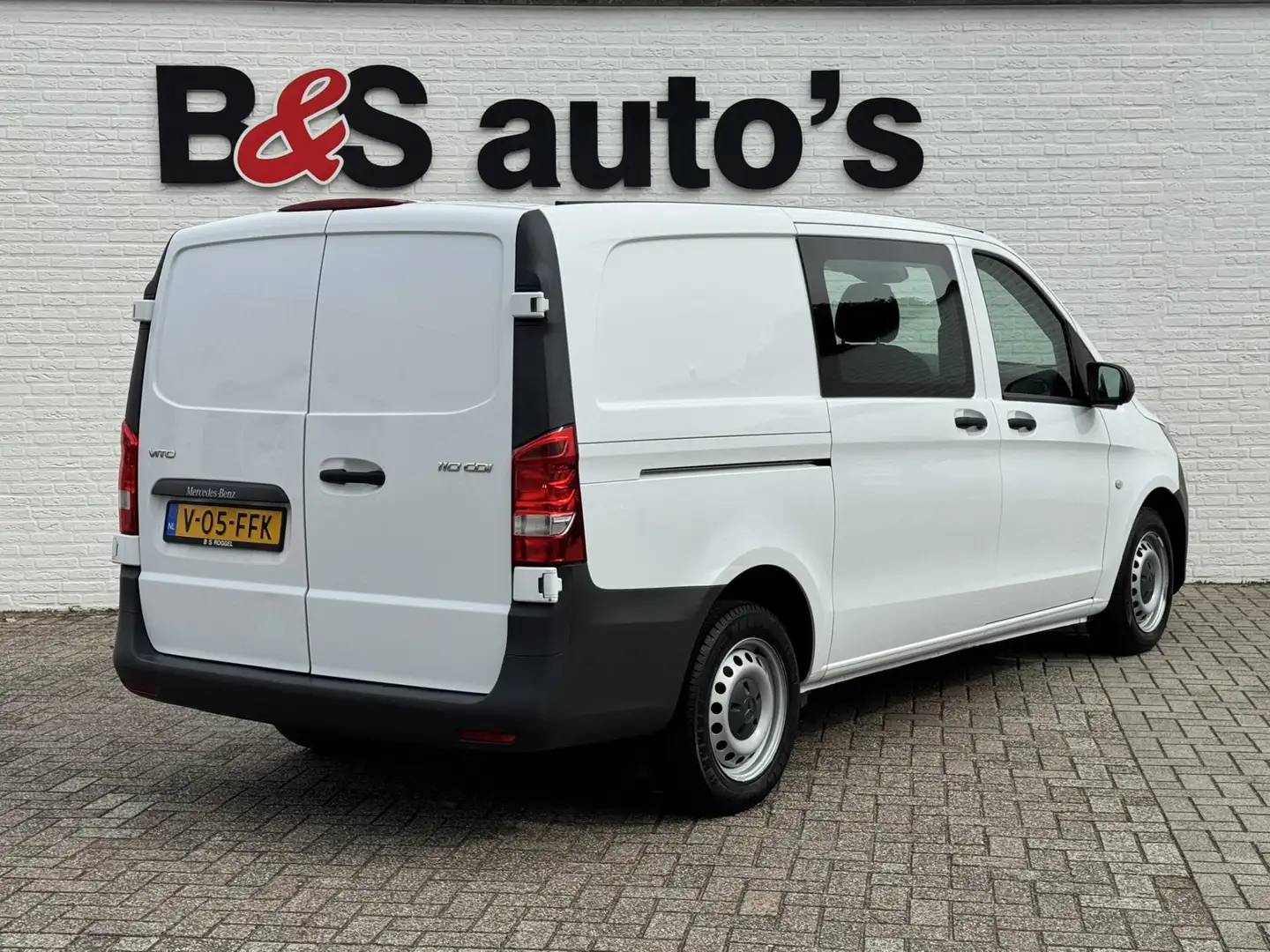 Mercedes-Benz Vito 110 Dubbele Cabine Facelift Comfort Leder stuurwie Wit - 2