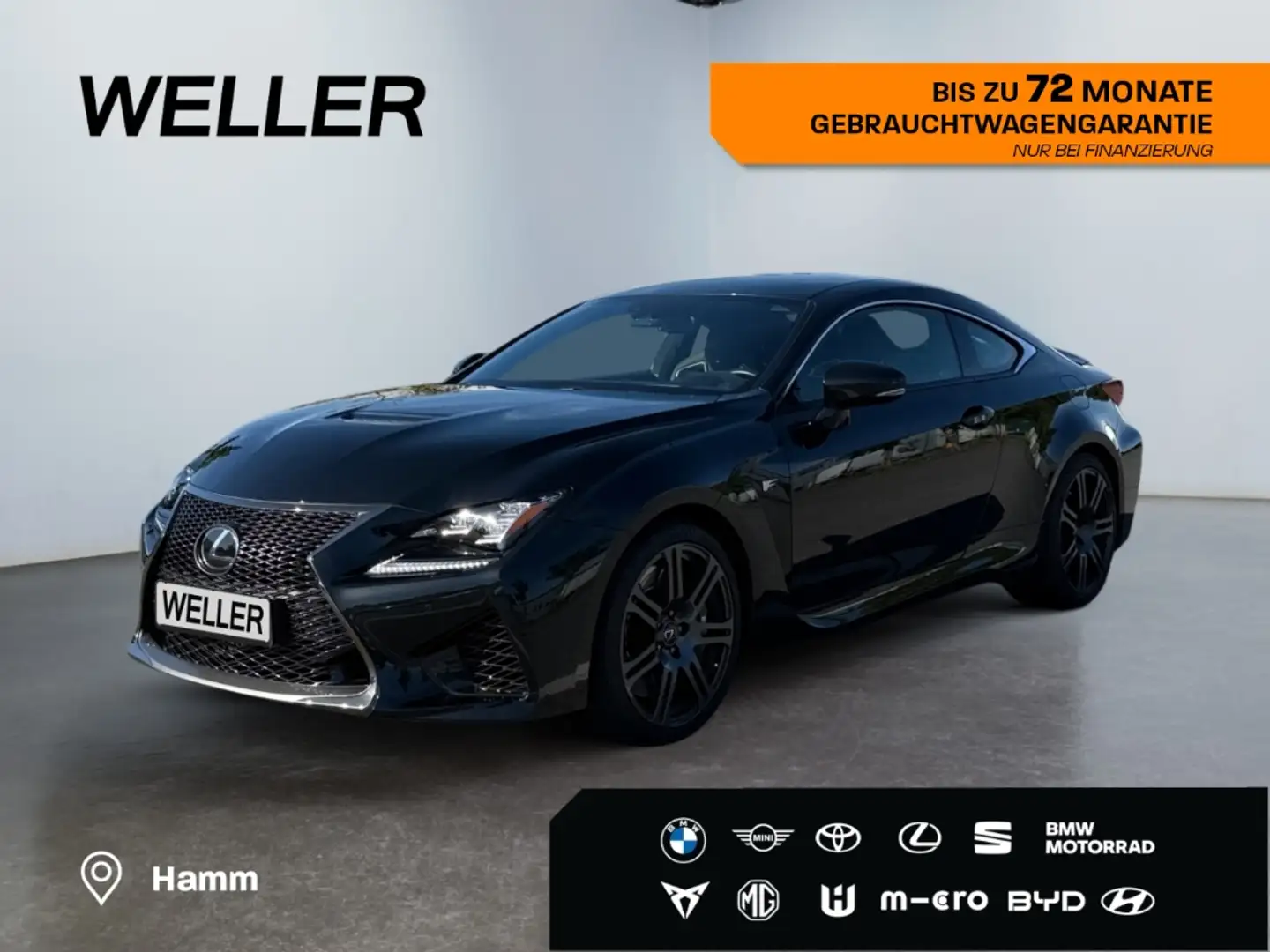 Lexus RC F Pure *LED*Alcantara*Levinson*ACC*adap Fahrw* Schwarz - 1