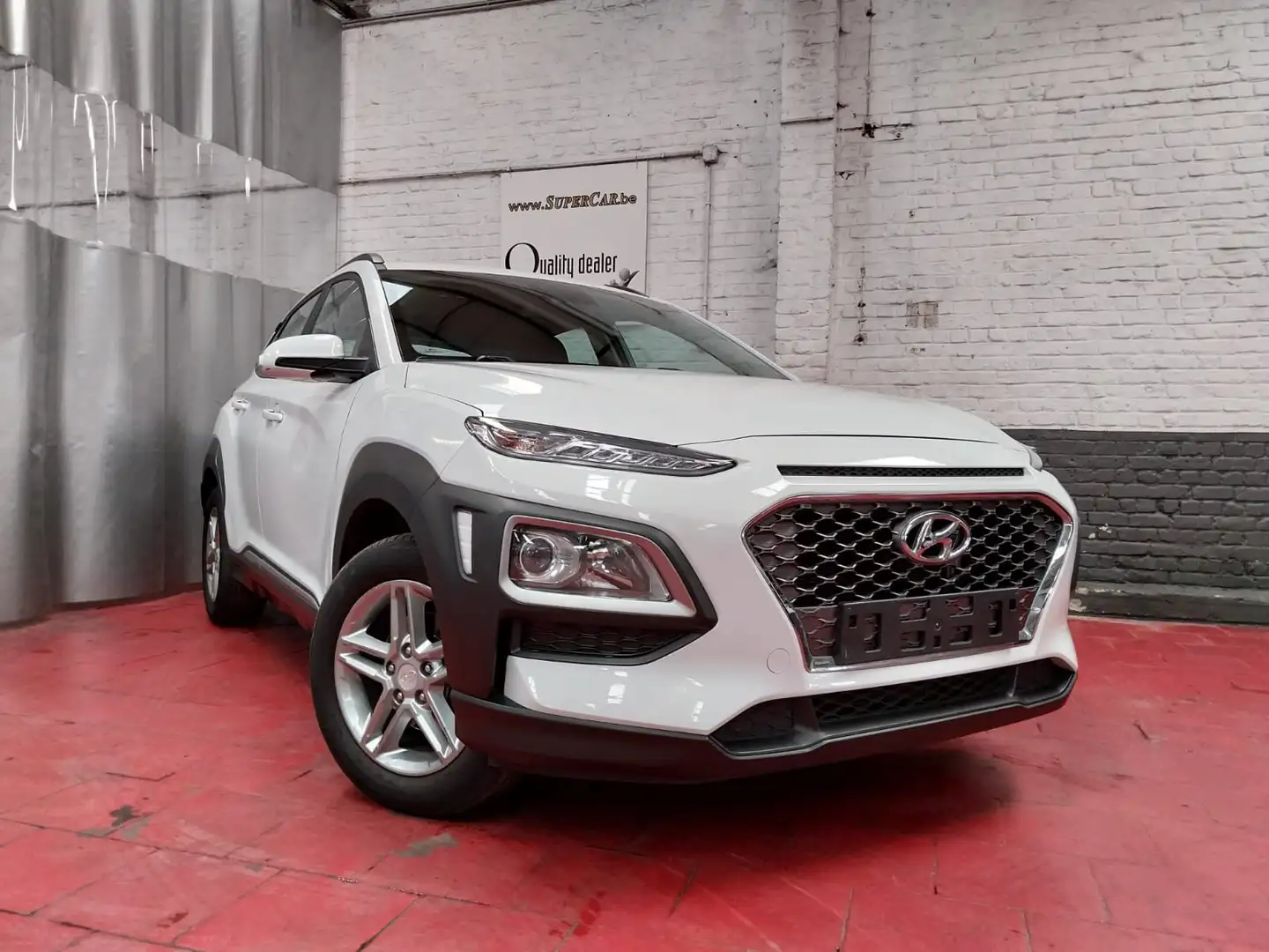 Hyundai KONA 1.0 T-GDi GPF*Carplay*Cruise*Capt.Ar*243€X60 Blanc - 1