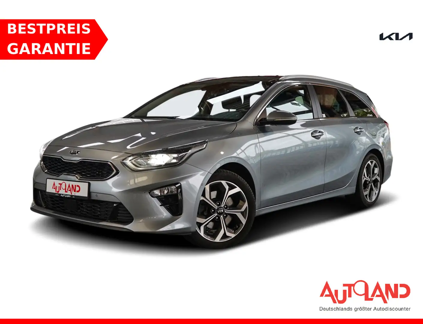 Kia Ceed SW / cee'd SW Ceed 1.6 CRDi Platinum Edition Navi LED PDC AHK Argent - 1
