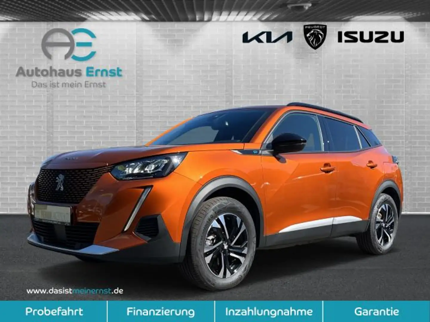Peugeot 2008 Elektro Allure 136 Orange - 1