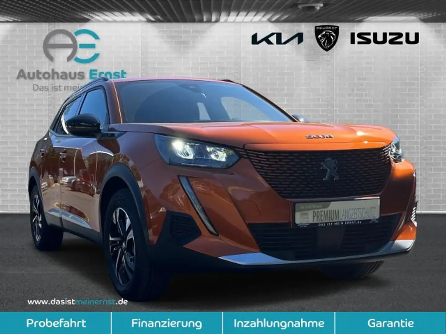 Peugeot 2008 Elektro Allure 136 Orange - 2