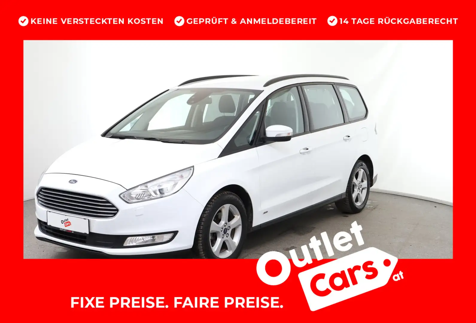 Ford Galaxy 2,0 EcoBlue SCR AWD Trend Blanc - 1
