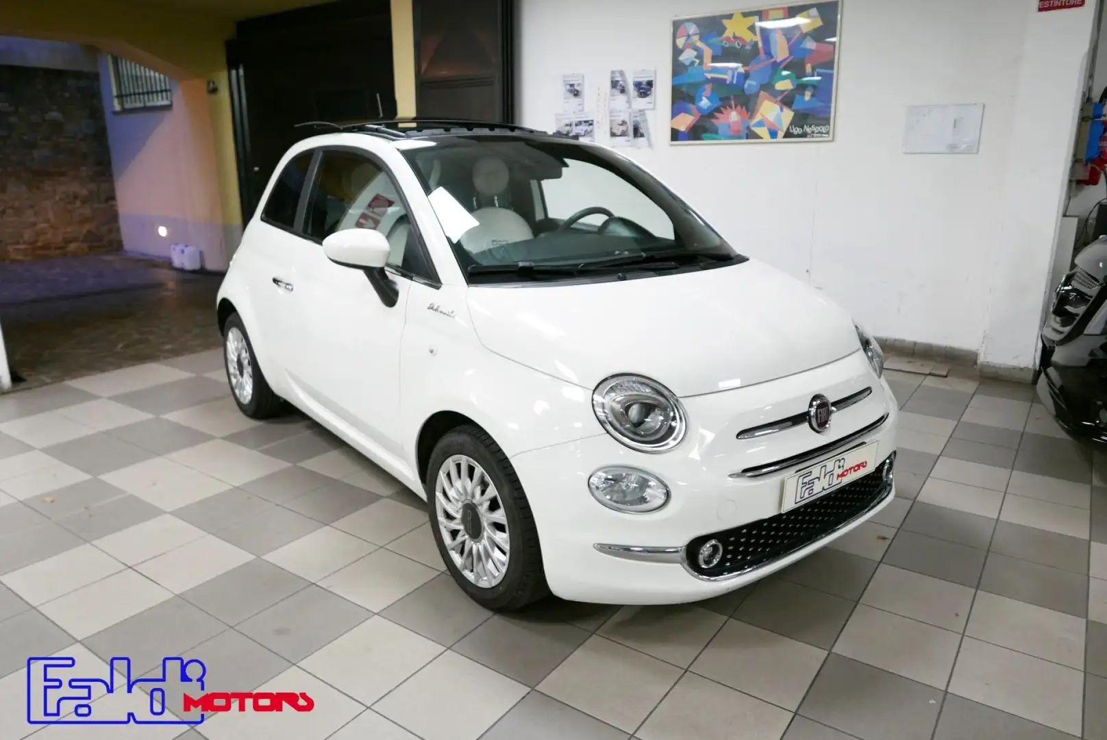 Fiat 500 1.0 Hybrid Dolcevita Tetto apribile Bianco - 1