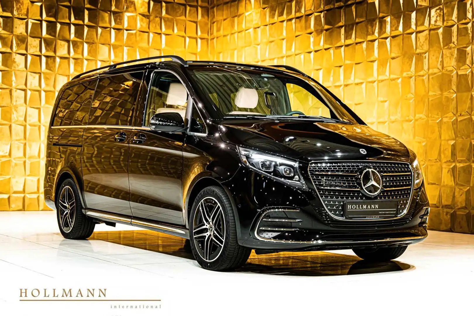 Mercedes-Benz V 300 d 4M EXCLUSIVE LINE LONG+FACELIFT+AIRMATIC Schwarz - 1