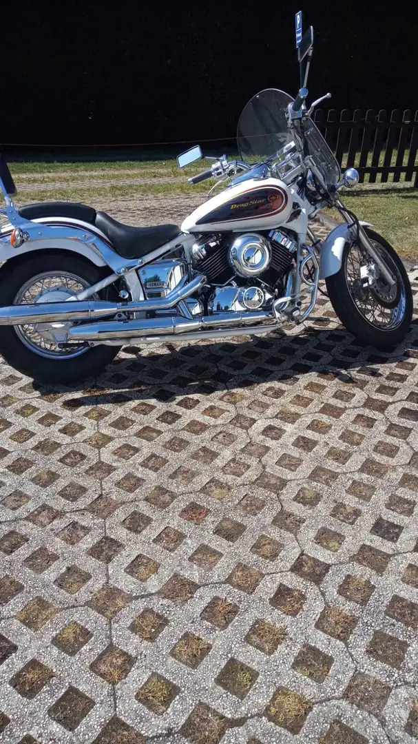 Yamaha XVS 650 Biały - 1