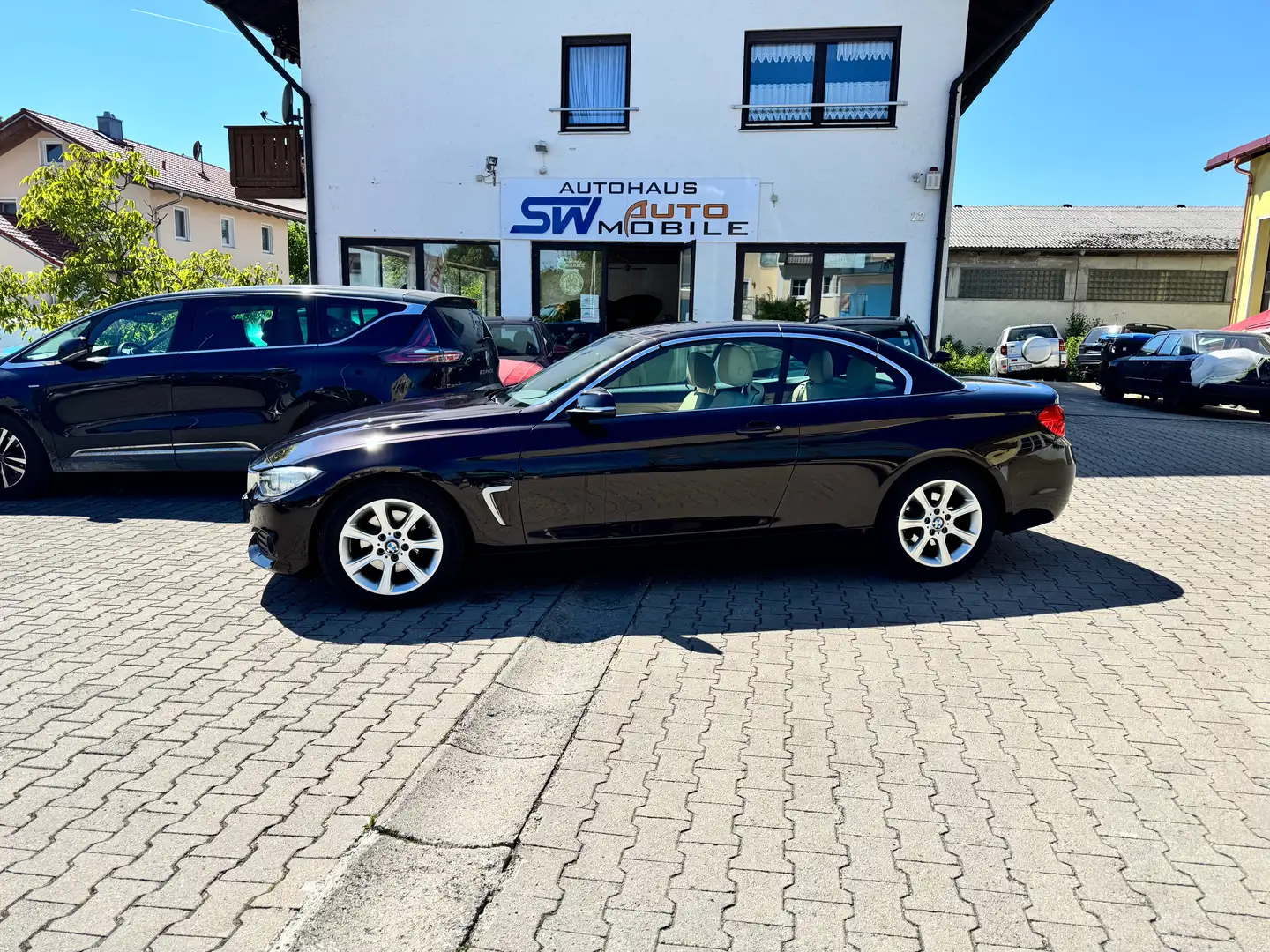 BMW 420 420 d Cabrio Leder Barna - 2