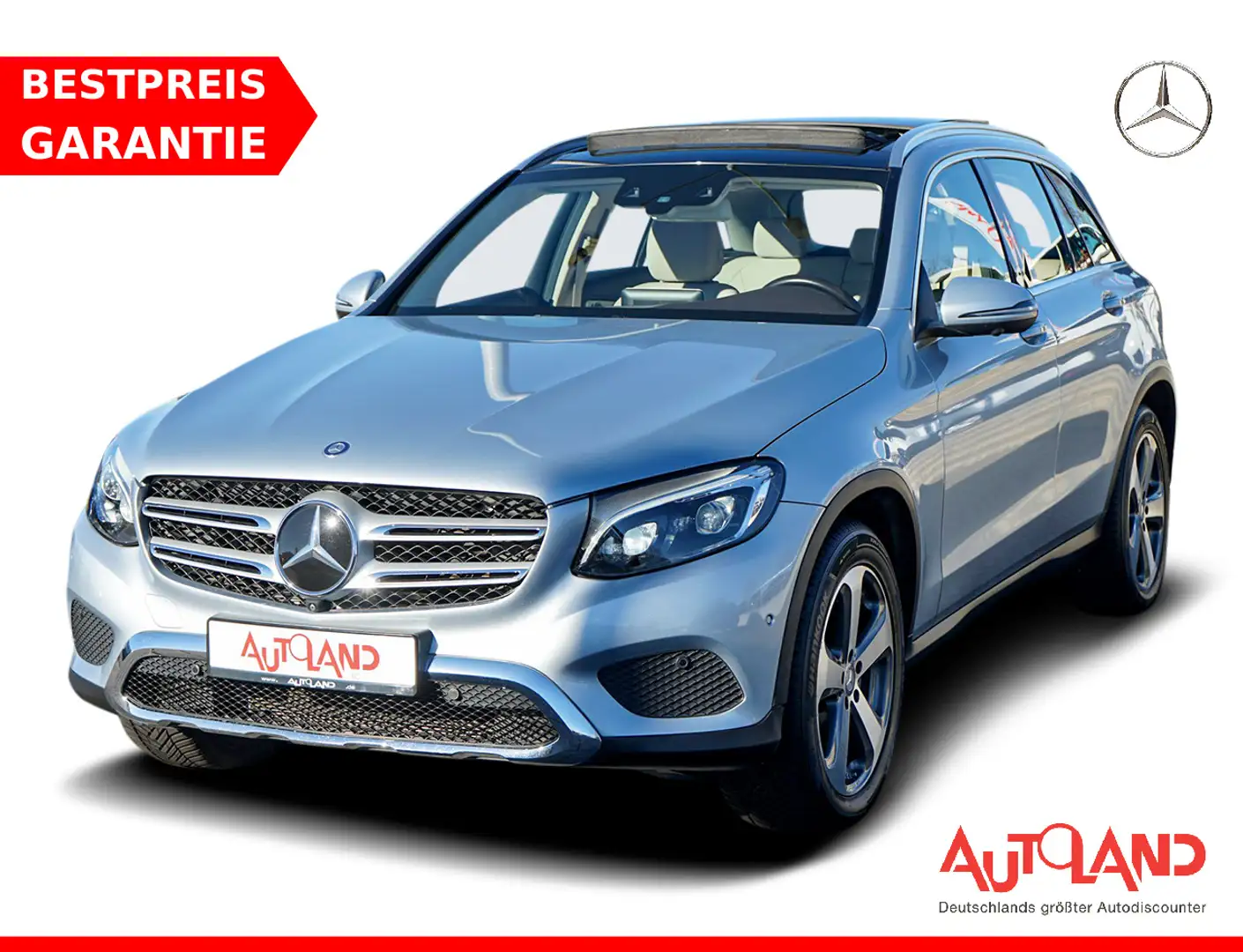 Mercedes-Benz GLC 250 4Matic Aut. LED Navi Panorama Totwinkel Argent - 1
