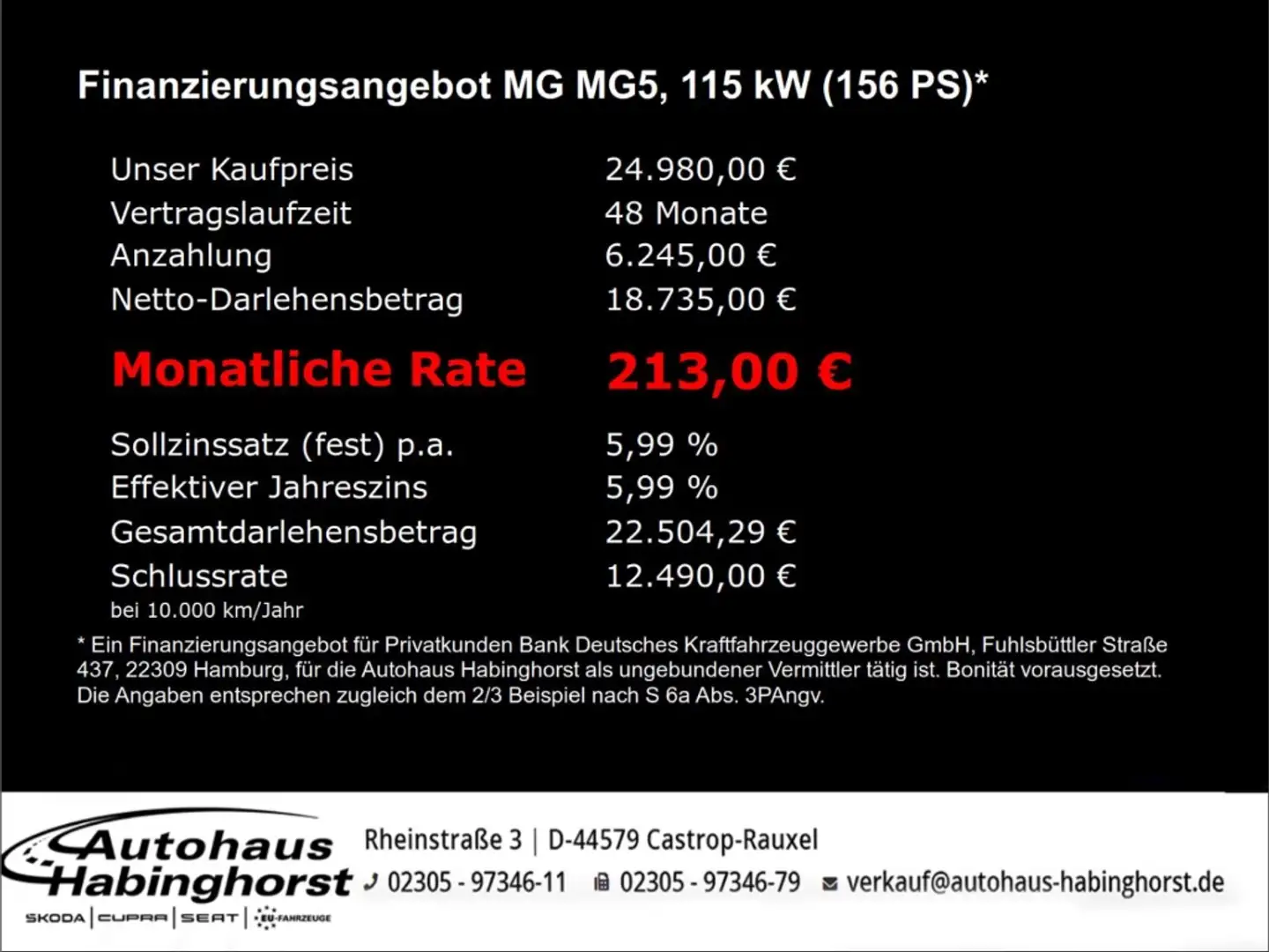 MG MG5 61 kWh Luxury LED ACC Navi 360 Shz PDC Keyless Alb - 2