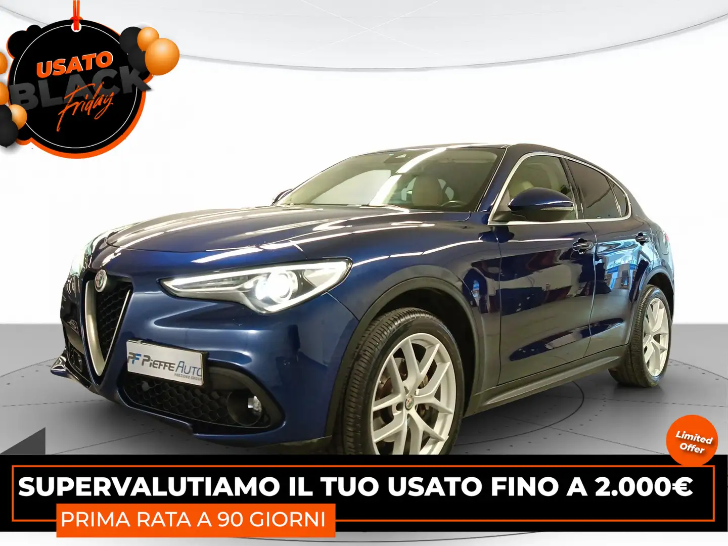 Alfa Romeo Stelvio - Stelvio 2.2 Turbodiesel 210 CV AT8 Q4 Super Blu/Azzurro - 1