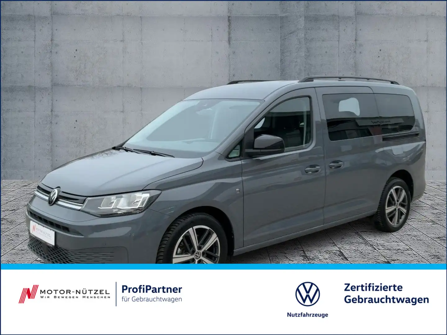 Volkswagen Caddy 2.0 TDI LIFE 5JG+NAVI+APP+SHZ+RFK+17" Grau - 1