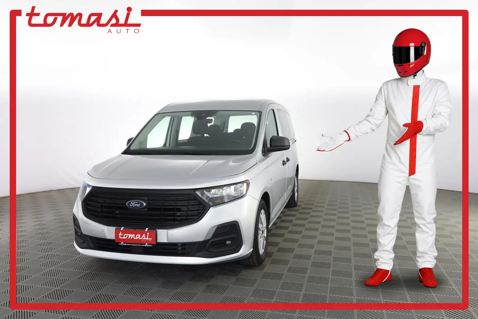 Ford Grand Tourneo Grand Tourneo Connect 2.0 EcoBlue 102 CV Plus Plateado - 1