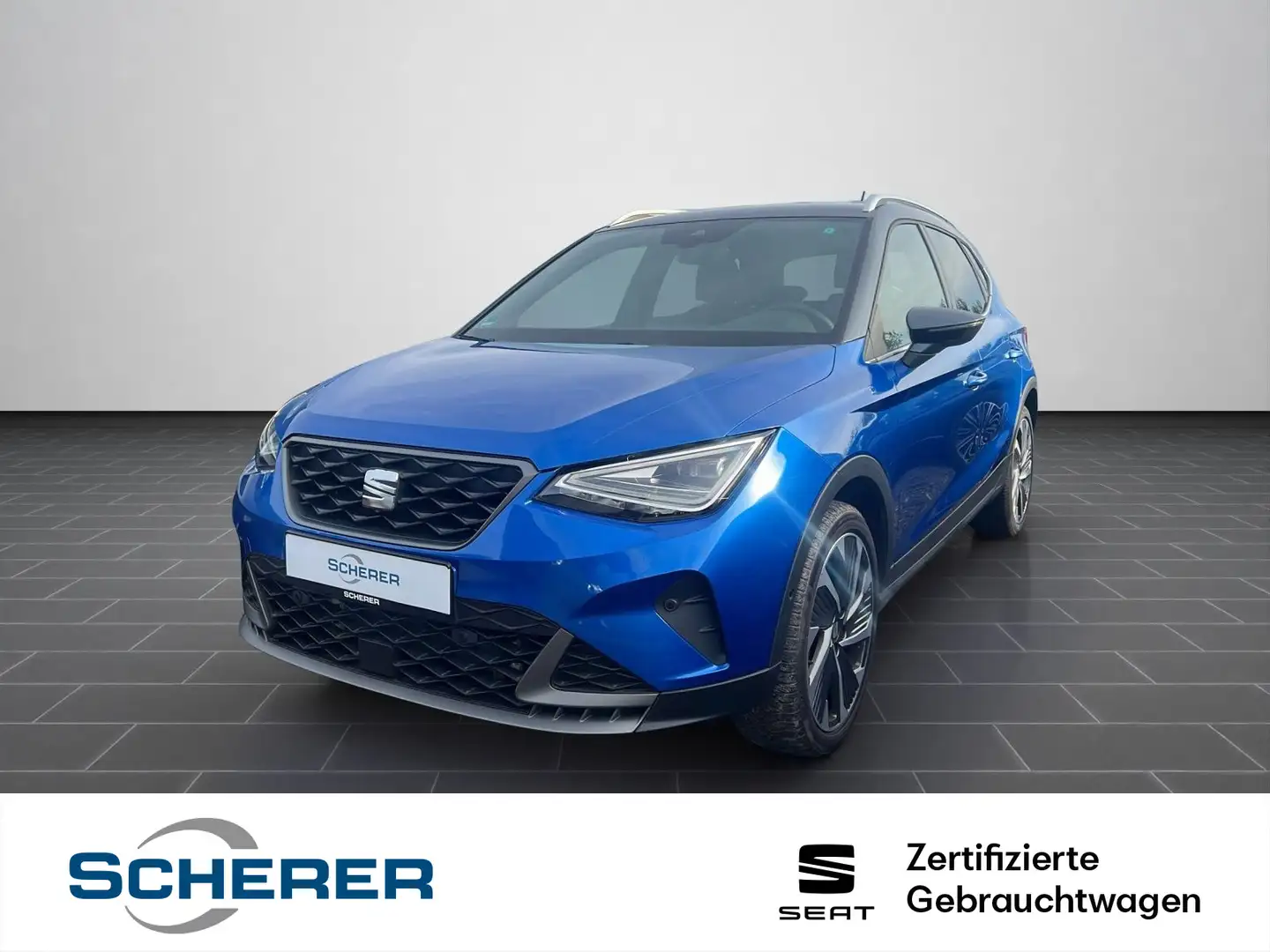 SEAT Arona FR 1.0 TSI NAVI CARPLAY SHZ ACC 18" GJR Blau - 1