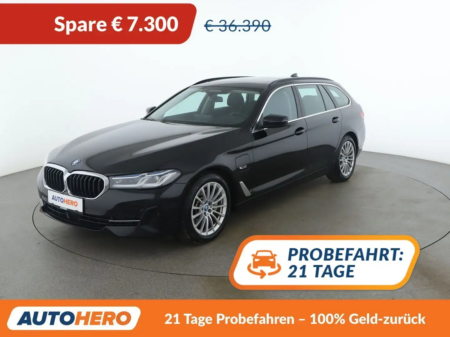 BMW 530 530e Schwarz - 1