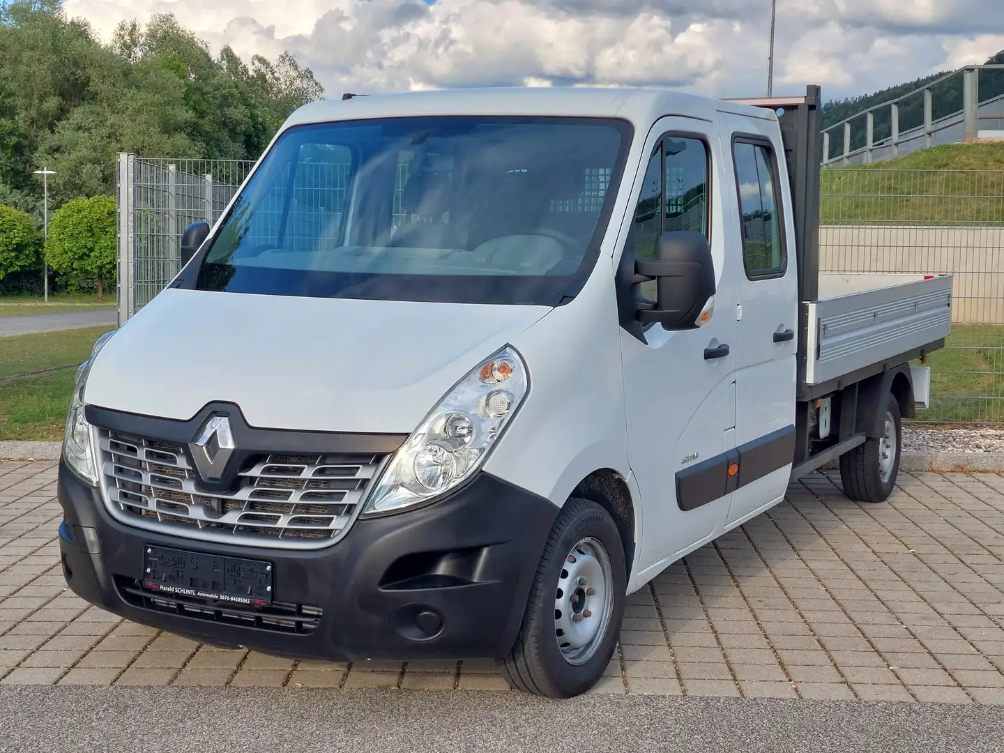 Renault Master Pritsche DK L3H1 3,5t dCi 125 **7-Sitzer** Weiß - 1