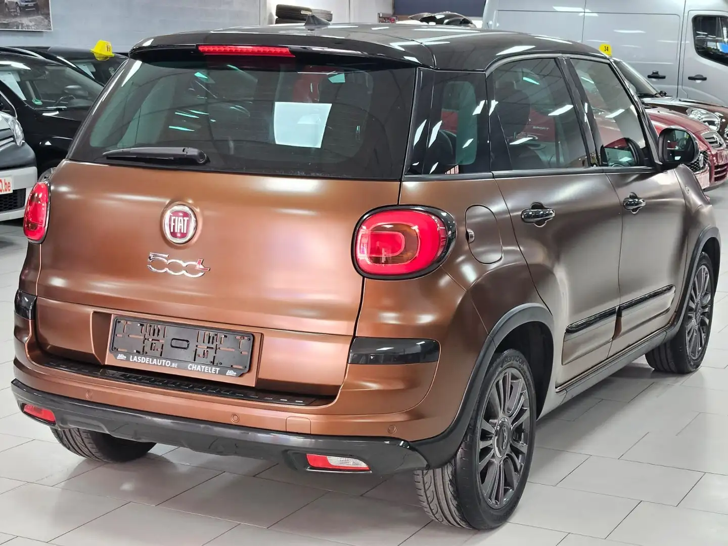 Fiat 500L S-Design1.4i Sensors Clim Cruise Blue Gps Lombaire Kahverengi - 2