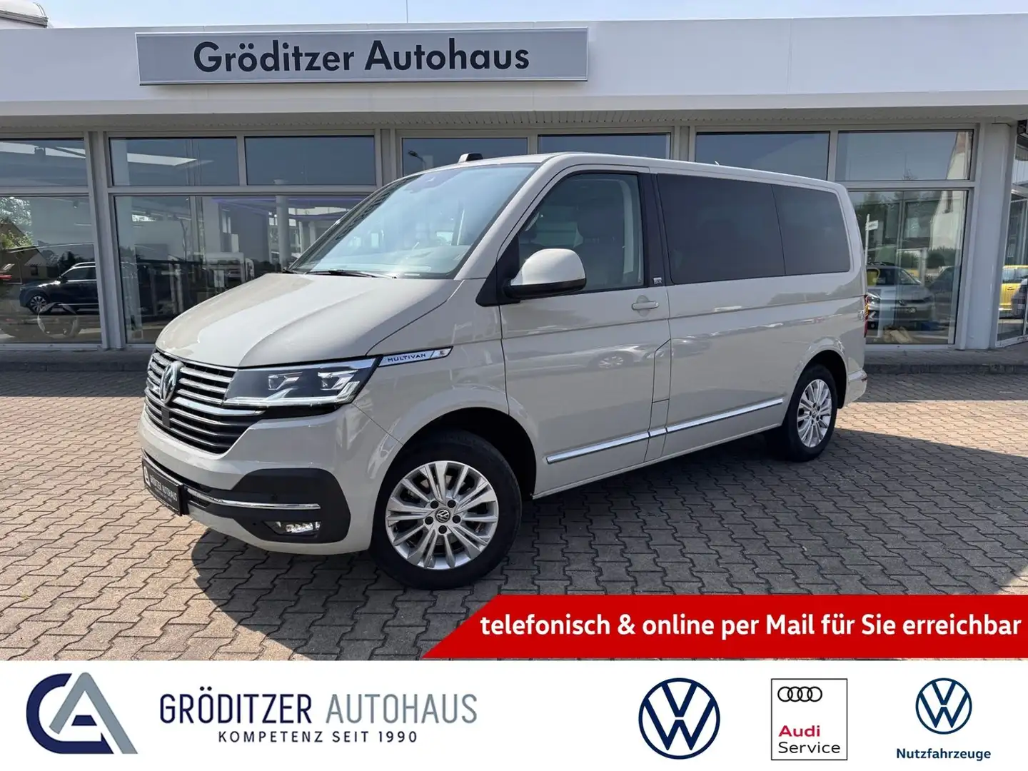 Volkswagen T6 Multivan T6.1 Multivan Generation Six LED|NAV|ACC Argent - 1