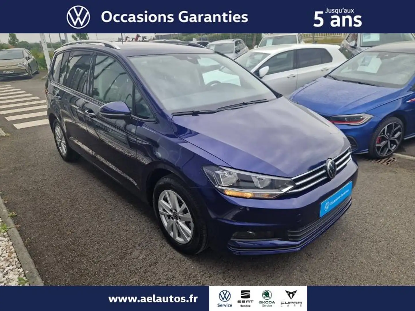 Volkswagen Touran 2.0 TDI 150ch Life Plus DSG7 7 places Bleu - 2