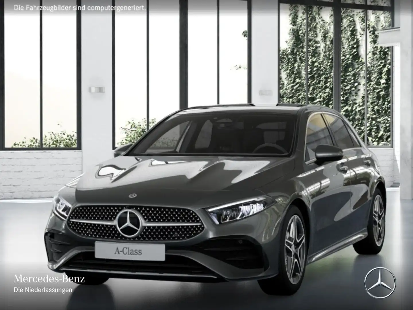 Mercedes-Benz A 180 AMG+PANO+LED+KAMERA+TOTW+KEYLESS+7G Gris - 2